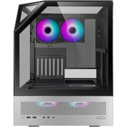 Boitier Cube E-ATX Sanctum RGB avec panneaux vitrés (Noir/Gris)