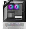 Boitier Cube E-ATX Sanctum RGB avec panneaux vitrés (Noir/Gris)