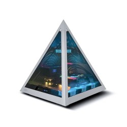 Boitier Pyramide E-ATX Azza Pyramid Mesh (Argent/Noir)