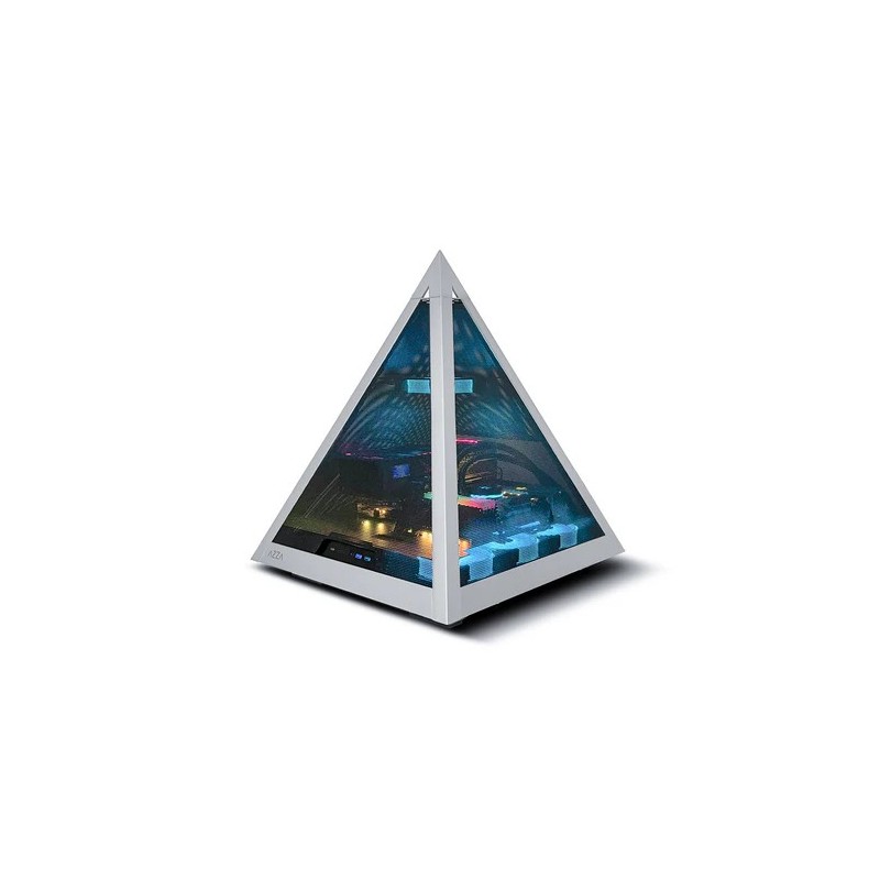 Boitier Pyramide E-ATX Azza Pyramid Mesh (Argent/Noir)