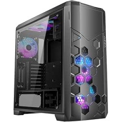 Boitier Moyen Tour E-ATX Azza Storm RGB avec panneau vitré (Noir)