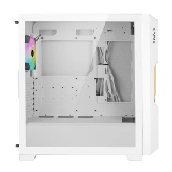 Boitier Moyen Tour E-ATX Azza Guardian Wood RGB avec panneau vitré (Blanc/Marron)