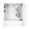 Boitier Moyen Tour E-ATX Azza Guardian Wood RGB avec panneau vitré (Blanc/Marron)