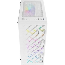 Boitier Moyen Tour ATX Azza Spectra RGB avec panneau vitré (Blanc)