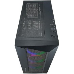 Boitier Moyen Tour ATX Azza Octane A RGB avec panneau vitré (Noir)