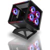 Boitier Cube ATX Azza Cube RGB avec panneaux vitrés (Noir)