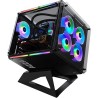 Boitier Cube ATX Azza Cube RGB avec panneaux vitrés (Noir)