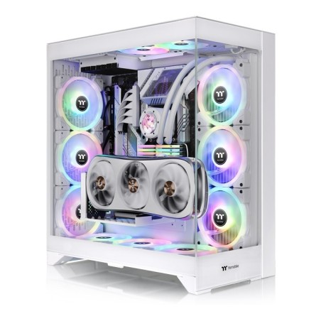 Boitier Moyen Tour E-ATX Thermaltake Centralized Thermal Efficiency E660 MX avec panneaux vitrés (Blanc)