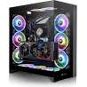 Boitier Moyen Tour E-ATX Thermaltake Centralized Thermal Efficiency E660 MX avec panneaux vitrés (Noir)