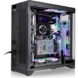 Boitier Moyen Tour E-ATX Thermaltake Centralized Thermal Efficiency E660 MX avec panneaux vitrés (Noir)