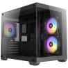 Boitier Mini Tour Micro-ATX Antec CX600M RGB avec panneaux vitrés (Noir)