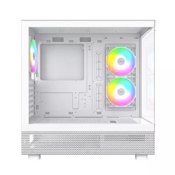 Boitier Moyen Tour ATX Montech XR RGB avec panneaux vitrés (Blanc)