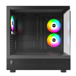 Boitier Moyen Tour ATX Montech XR RGB avec panneaux vitrés (Noir)