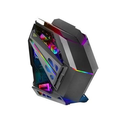 Boitier Moyen Tour ATX Mars Gaming MC-Titan RGB avec panneaux vitrés (Noir)