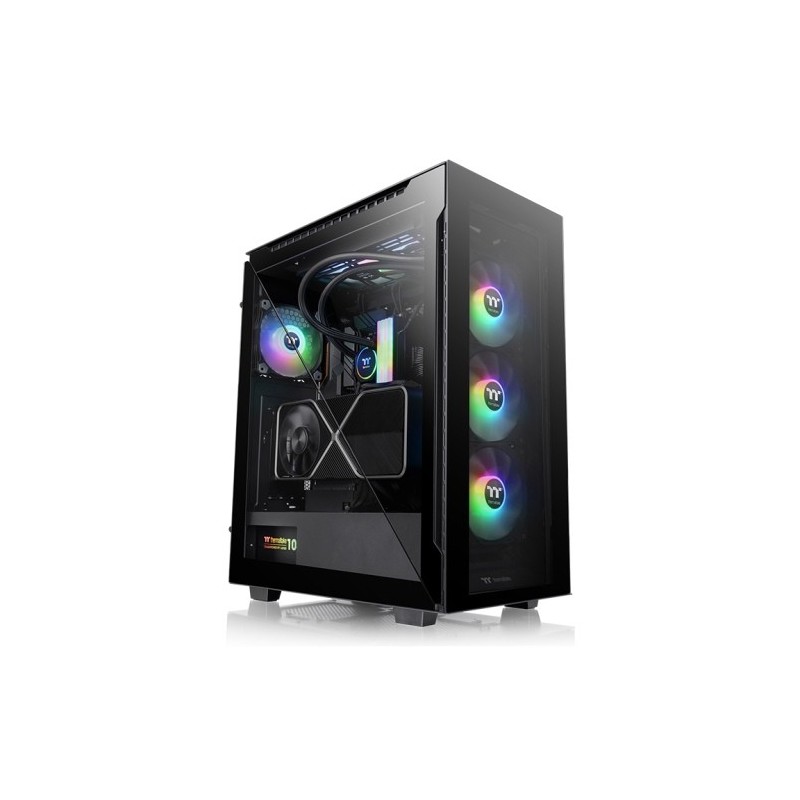 Boitier Moyen Tour ATX Thermaltake Divider 500 TG RGB avec panneau vitré (Noir)