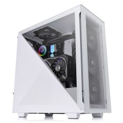 Boitier Moyen Tour ATX Thermaltake Divider 300 TG avec panneau vitré (Blanc)