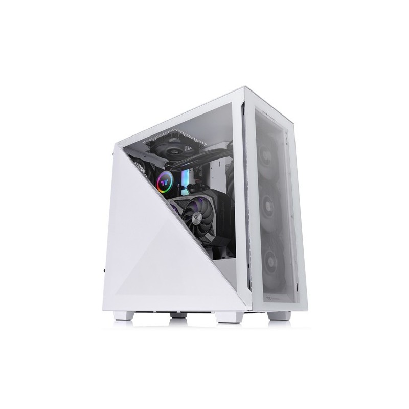 Boitier Moyen Tour ATX Thermaltake Divider 300 TG avec panneau vitré (Blanc)