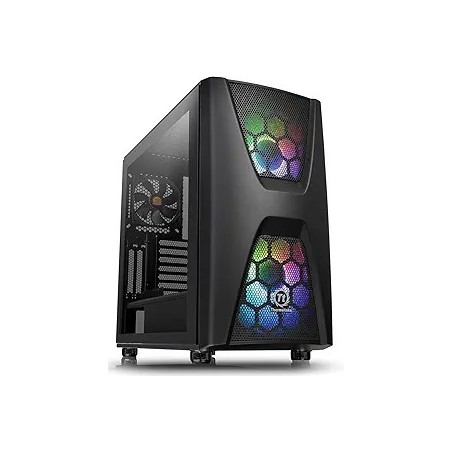 Boitier Moyen Tour ATX Thermaltake Commander C34 RGB avec panneau vitré (Noir)