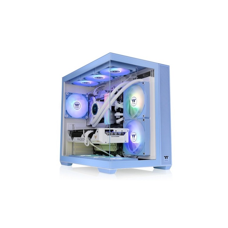 Boitier Moyen Tour ATX Thermaltake View 380 TG RGB avec panneau vitré (Bleu)