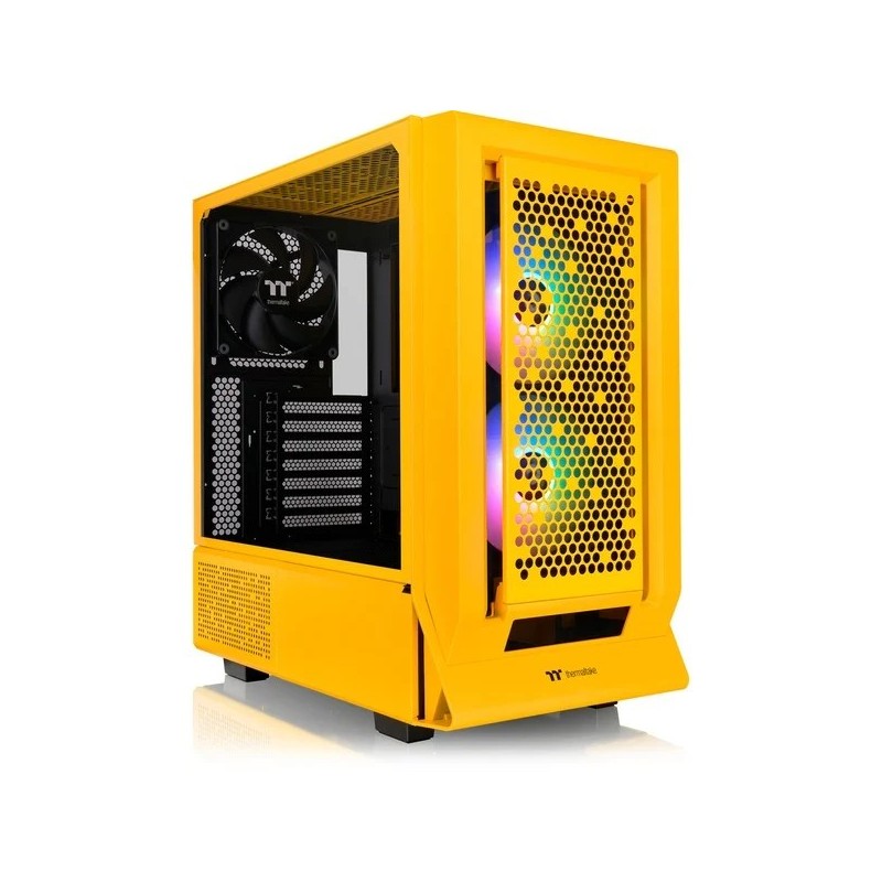 Boitier Moyen Tour E-ATX Thermaltake Ceres 350 MX RGB avec panneaux vitrés (Jaune)