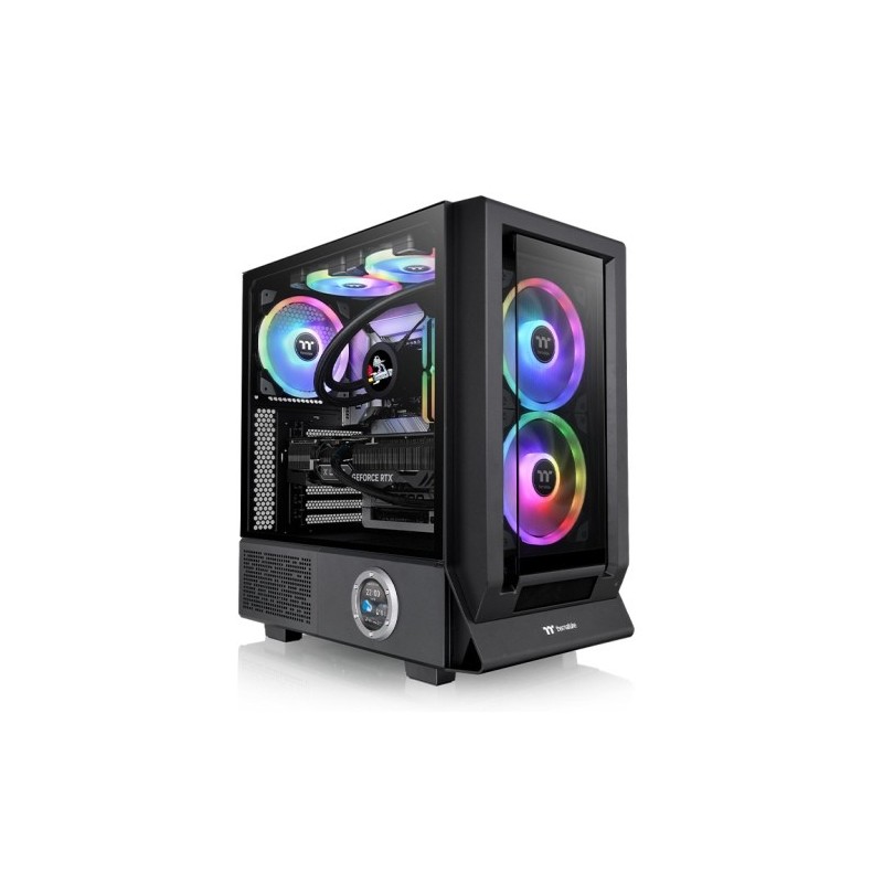 Boitier Moyen Tour E-ATX Thermaltake Ceres 350 MX RGB avec panneaux vitrés (Noir)