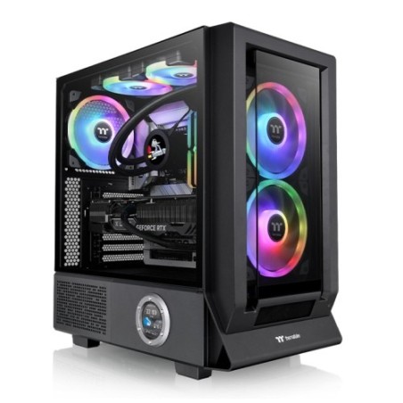 Boitier Moyen Tour E-ATX Thermaltake Ceres 350 MX RGB avec panneaux vitrés (Noir)