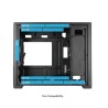 Boitier Mini Tour Micro ATX Chieftec Uni BX-10B-OP avec panneau vitré (Noir)