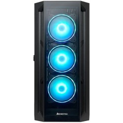 Boitier Moyen Tour E-ATX Chieftec Apex RGB avec panneaux vitrés (Noir)