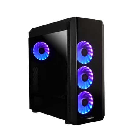 Boitier Moyen Tour ATX Chieftec Scorpion 3 RGB avec panneaux vitrés (Noir)