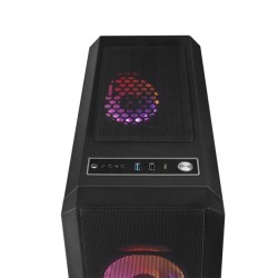 Boitier Moyen Tour ATX Chieftec Scorpion 4 RGB avec panneau vitré (Noir)