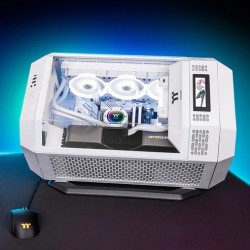 Boitier Mini Tour Micro ATX Thermaltake The Tower 300 avec panneaux vitrés (Blanc)