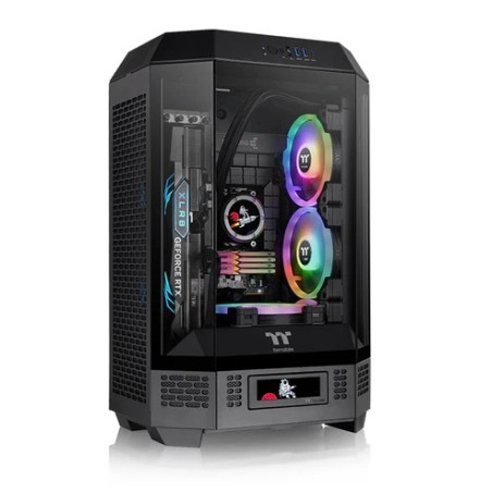 Boitier Mini Tour Micro ATX Thermaltake The Tower 300 avec panneaux vitrés (Noir)