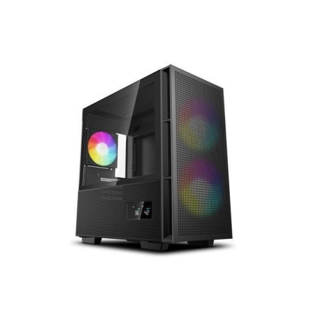 Boitier Mini Tour Micro ATX DeepCool CH360 Digital RGB avec panneau vitré (Noir)