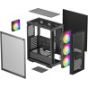 Boitier Moyen Tour ATX DeepCool Matrexx55 Mesh V4 C RGB avec panneau vitré (Blanc)