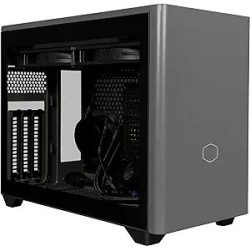 Boitier Mini Tour Mini ITX Cooler Master NR200P Max V2 avec panneau vitré/grille (Noir)