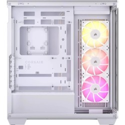 Boitier Moyen Tour E-ATX Corsair 3500X RGB avec panneaux vitrés (Blanc)