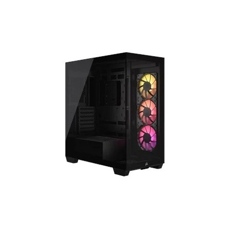 Boitier Moyen Tour E-ATX Corsair 3500X RGB avec panneaux vitrés (Noir)