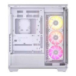 Boitier Moyen Tour E-ATX Corsair iCue Link 3500X RGB avec panneaux vitrés (Blanc)