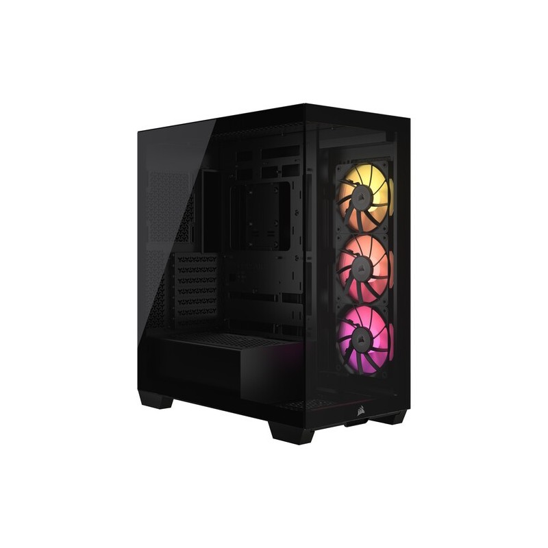 Boitier Moyen Tour E-ATX Corsair iCue Link 3500X RGB avec panneaux vitrés (Noir)