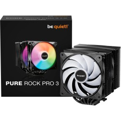 Ventilateur processeur be quiet! Pure Rock Pro 3 LX RGB (Noir)