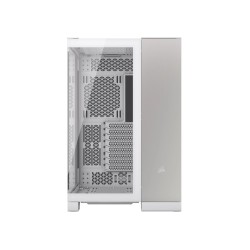 Boitier Moyen Tour E-ATX Corsair 6500X avec panneaux vitrés (Blanc/Argent)