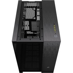 Boitier Moyen Tour E-ATX Corsair 6500X avec panneaux vitrés (Noir/Gris)