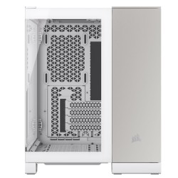 Boitier Mini Tour Micro ATX Corsair 2500X avec panneaux vitrés (Blanc/Argent)