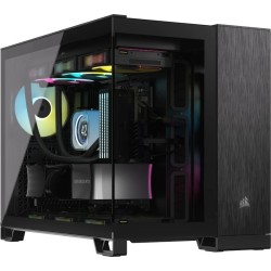 Boitier Mini Tour Micro ATX Corsair 2500X avec panneaux vitrés (Noir/Gris)