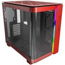 Boitier Moyen Tour ATX Montech King 95 RGB avec panneaux vitrés (Rouge)