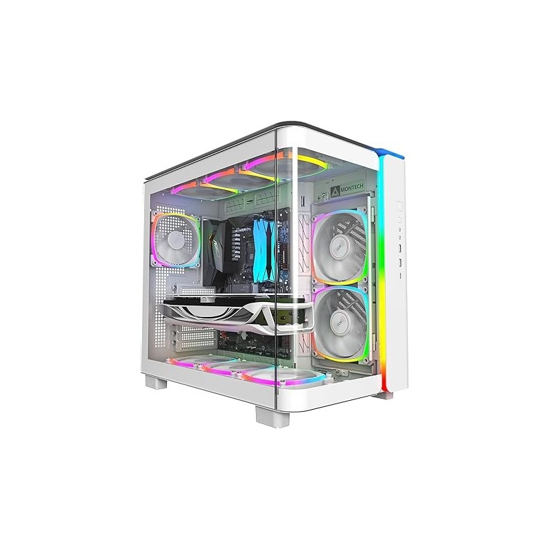 Boitier Moyen Tour ATX Montech King 95 Pro RGB avec panneaux vitrés (Blanc)