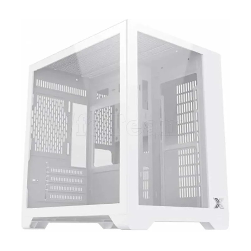 Boitier Mini Tour Micro ATX Xigmatek Aqua M Lite avec panneaux vitrés (Blanc)