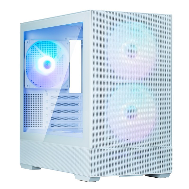 Boitier Mini Tour Micro ATX Zalman P30 Air RGB avec panneaux vitrés (Blanc)