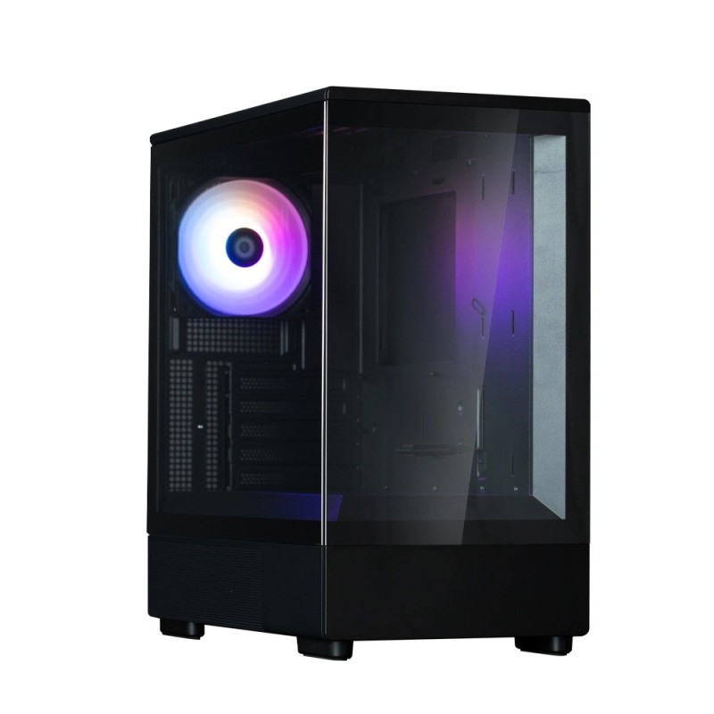 Boitier Mini Tour Micro ATX Zalman P10 RGB avec panneaux vitrés (Noir)