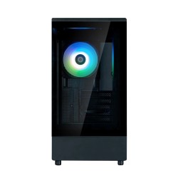 Boitier Mini Tour Micro ATX Zalman P10 RGB avec panneaux vitrés (Noir)